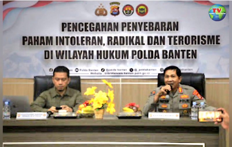 Gelar Cegah Intoleransi Radikalisme Polda Banten Bersama Media